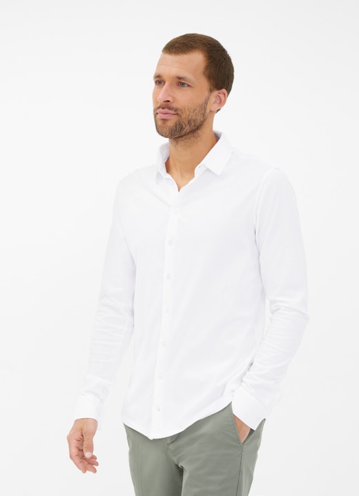 Coupe Regular Fit T-shirts Chemise en jersey white