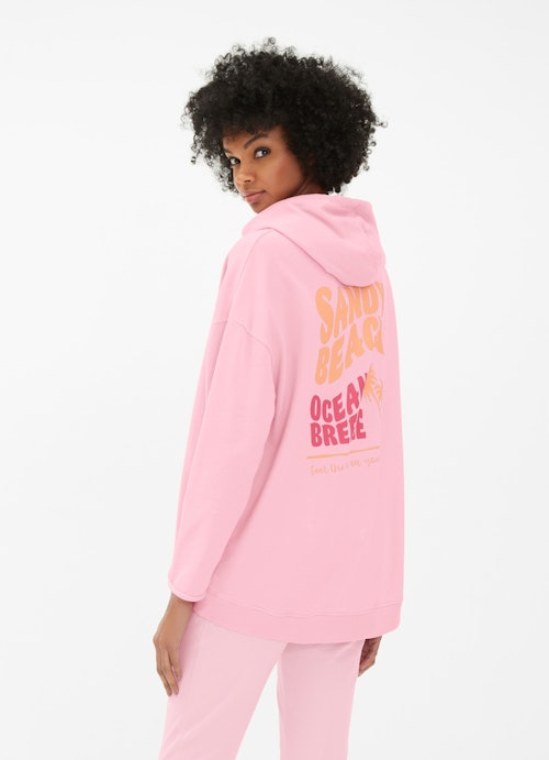 Coupe oversize Sweat-shirts Pull à capuche oversize rosé