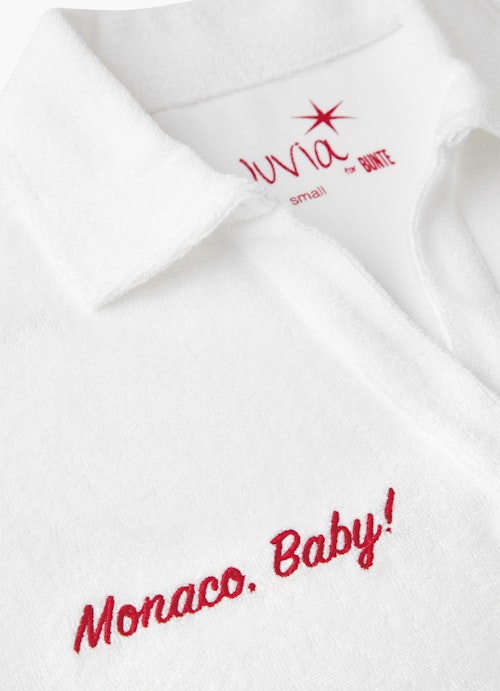 Coupe Regular Fit T-shirts Polo en tissu éponge white