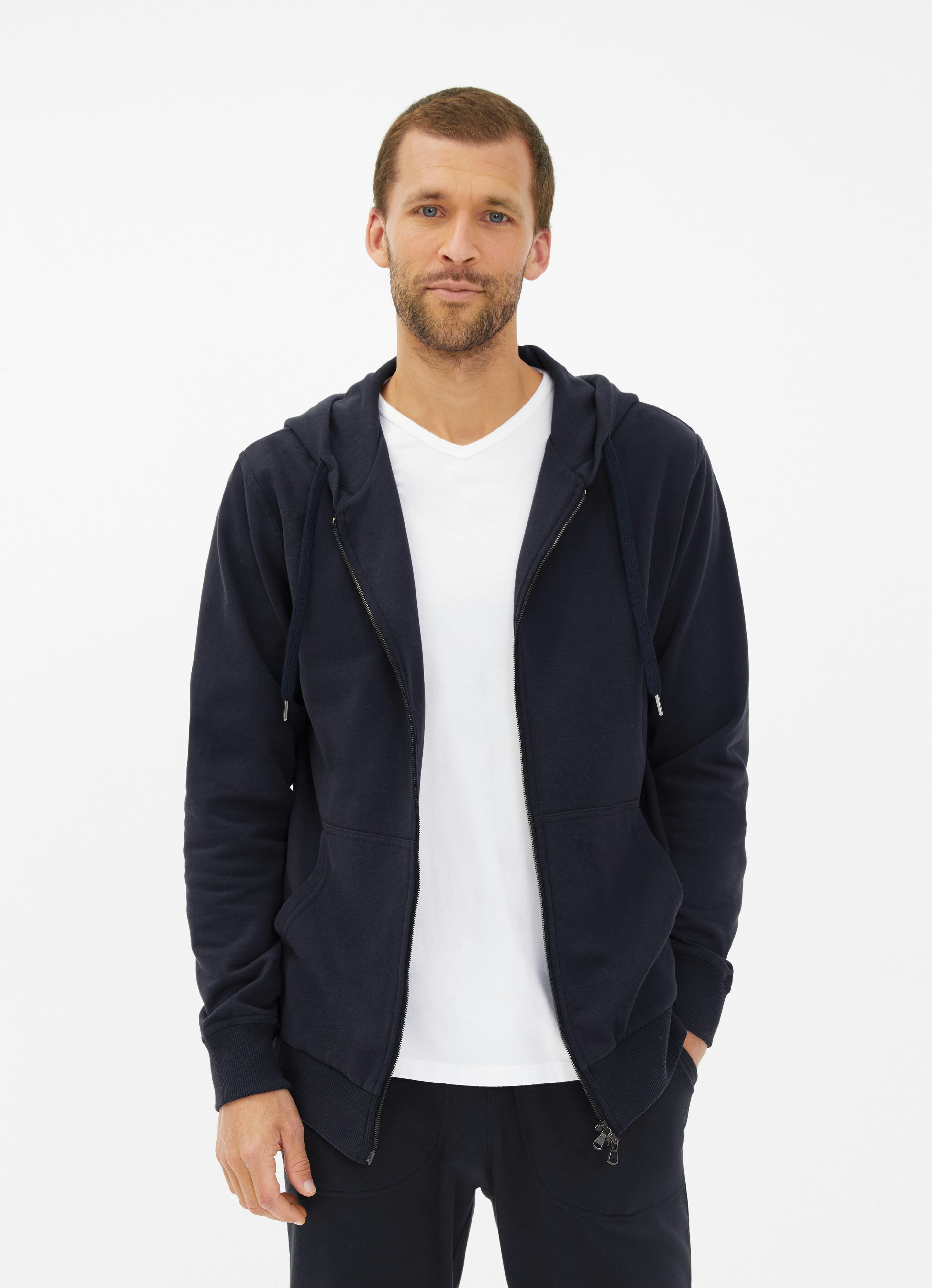 Blue discount sweat jacket