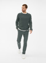 Regular Fit Knitwear Cashmere - Pullover sage leaf