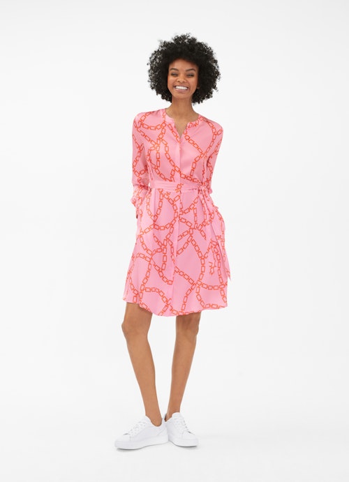 Regular Fit Dresses Silk Satin - Dress rosé