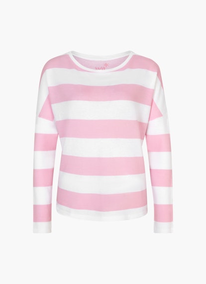 Loose Fit Sweatshirts Cashmix - Sweater white-rosé