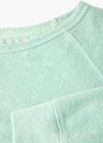 Coupe Regular Fit Sweat-shirts Sweat-shirt en tissu éponge jade