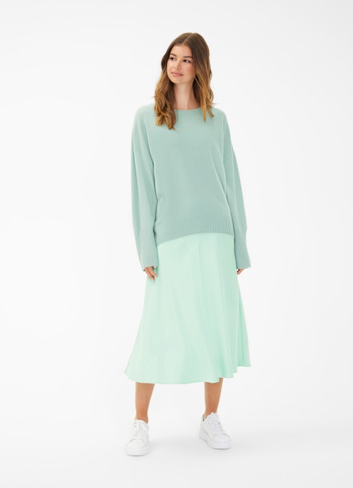 Regular Fit Skirts Satin Skirt jade