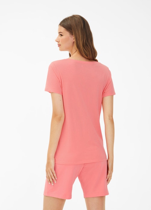 Slim Fit T-shirts T-Shirt salmon