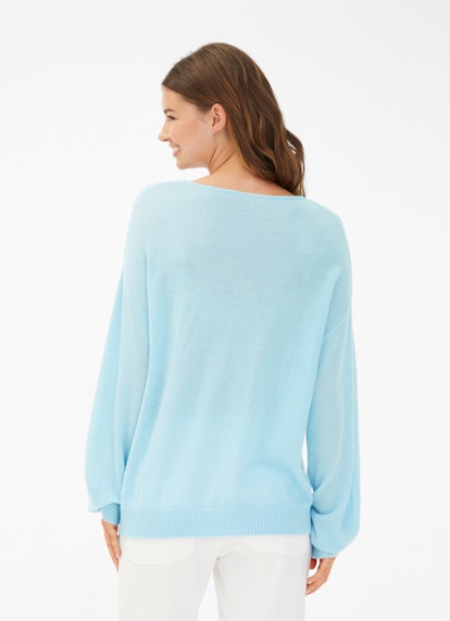 Coupe Casual Fit Maille Pull-over aqua