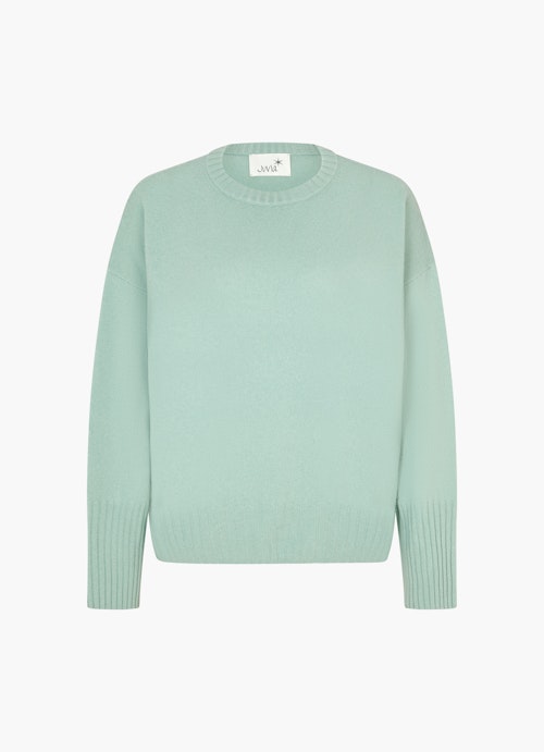 Casual Fit Knitwear Cashmere Blend - Pullover jade
