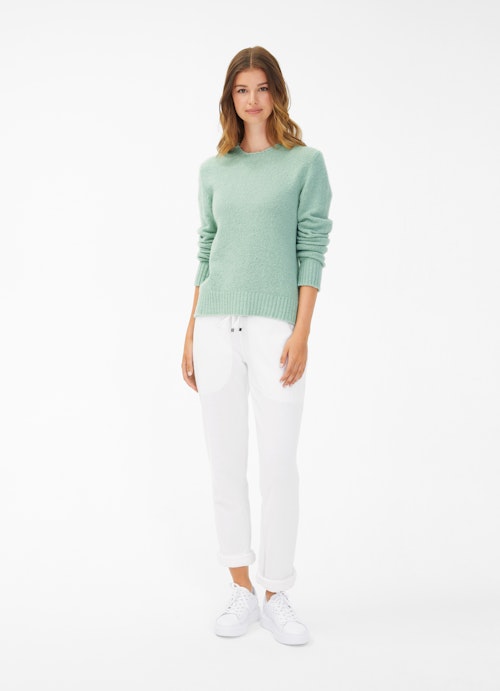 Regular Fit Knitwear Bouclé - Pullover jade