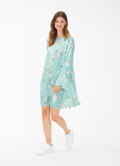 Casual Fit Dresses Silk Satin - Dress aqua