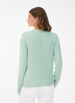 Regular Fit Knitwear Bouclé - Pullover jade