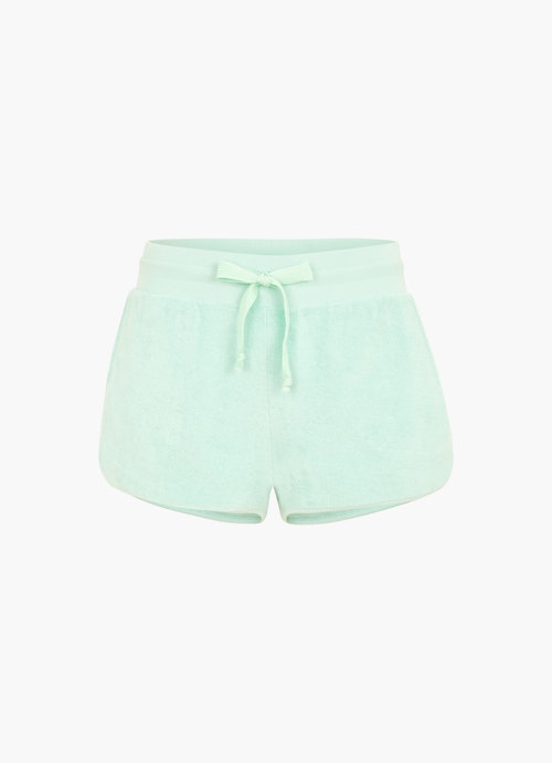 Regular Fit Shorts Terrycloth - Shorts jade