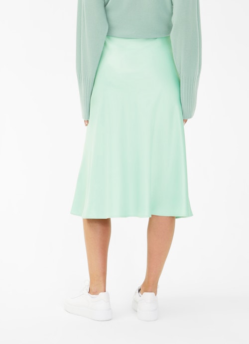 Regular Fit Skirts Satin Skirt jade