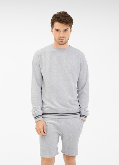 Coupe Regular Fit Pull-over Sweat-shirt silver grey melange