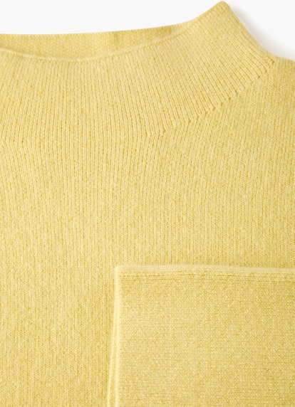 Casual Fit Knitwear Cashmere Blend - Pullover dusty lemon