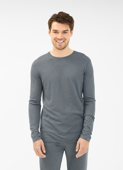 Casual Fit Long sleeve tops Longsleeve moon grey