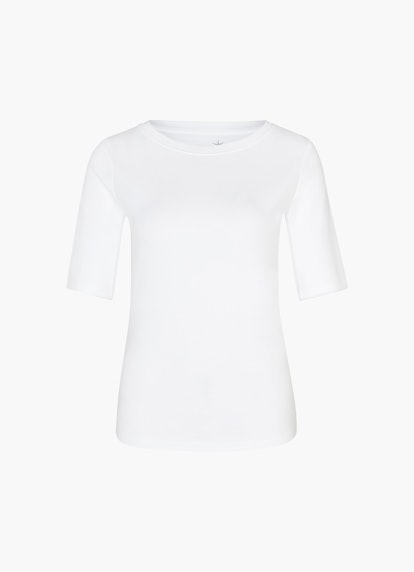 Slim Fit T-shirts Jersey Modal - T-Shirt white