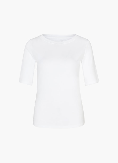 Slim Fit T-shirts Jersey Modal - T-Shirt white