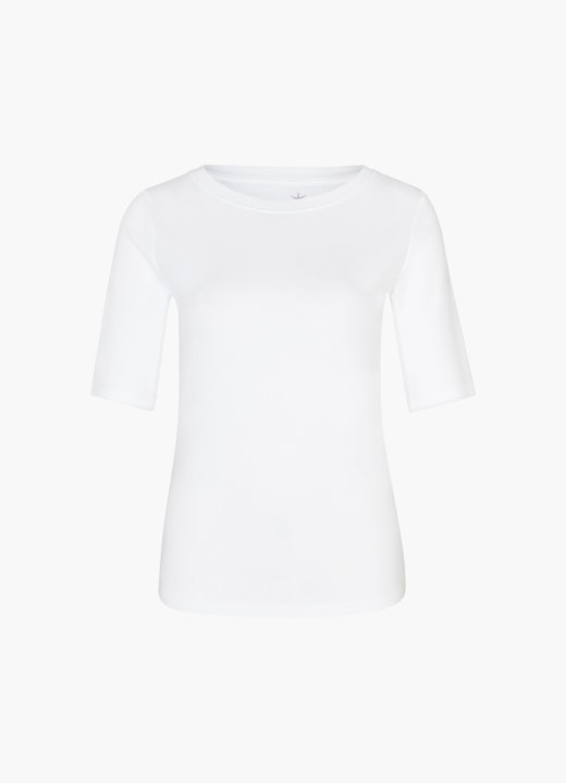 Slim Fit T-Shirts Jersey Modal - T-Shirt white