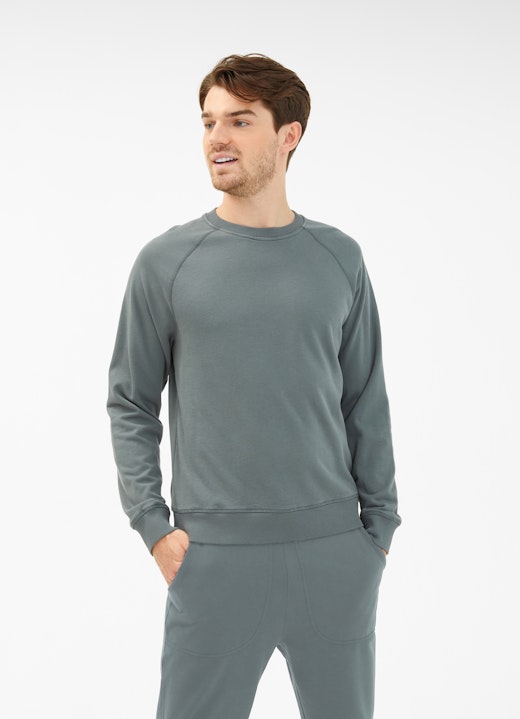 Casual Fit Sweater Sweatshirt sage leaf