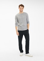 Regular Fit Sweaters Cashmix - Sweater l.grey mel.