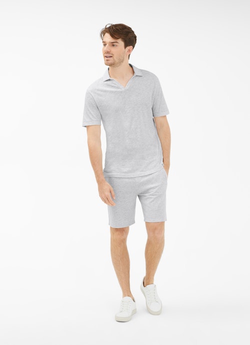 Regular Fit T-shirts Polo Shirt silver grey melange