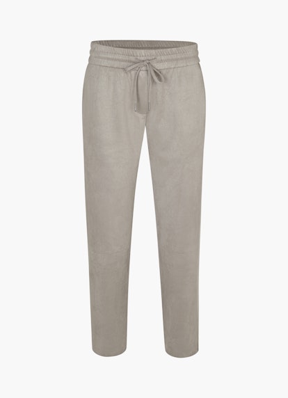 Casual Fit Pants Tech Velours - Trousers light grey