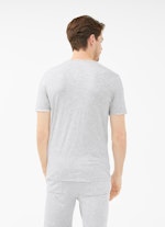 Coupe Regular Fit T-shirts T-shirt silver grey melange