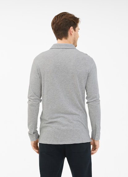 Regular Fit Hemden Jersey - Hemd l.grey mel.