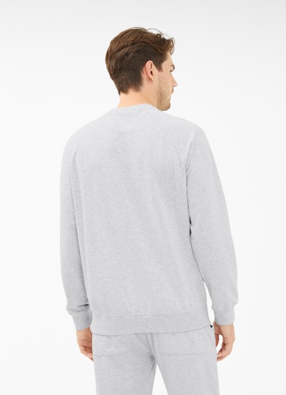 Casual Fit Sweater Sweatshirt silver grey melange