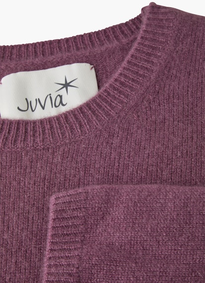 Regular Fit Knitwear Cashmere - Pullover grape