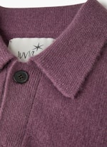 Regular Fit Knitwear Cashmere - Knit Jacket grape