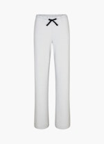 Coupe Wide Leg Fit Vêtements de nuit Pantalon de nuit en jersey white-navy