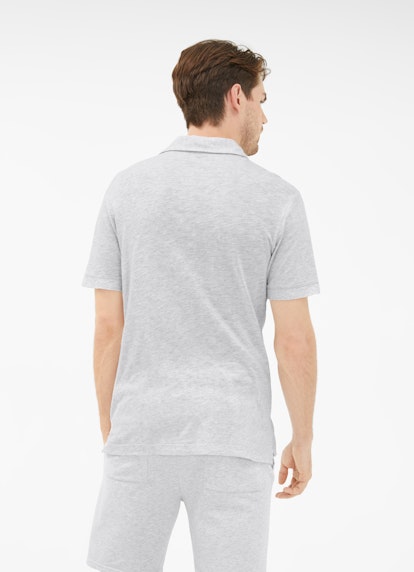 Coupe Regular Fit T-shirts Polo silver grey melange