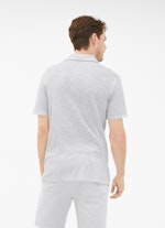 Regular Fit T-shirts Polo Shirt silver grey melange