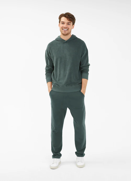 Casual Fit Hoodies Frottee - Hoodie sage leaf