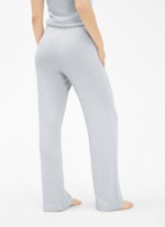 Wide Leg Fit Nightwear Nightwear - Jersey Trousers white-navy