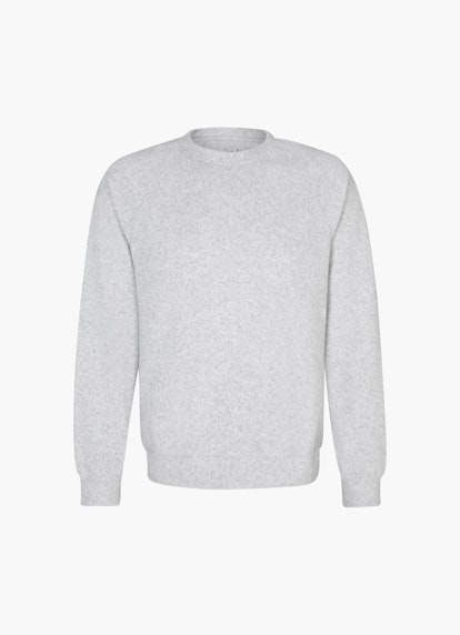 Regular Fit Sweater Polar Fleece - Sweater silver grey melange