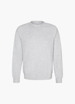 Coupe Regular Fit Pull-over Pull-over en maille polaire silver grey melange