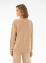 Regular Fit Knitwear Cashmere Blend - Pullover camel