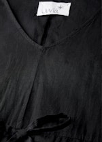 Regular Fit Kleider Popeline - Maxi Kleid black