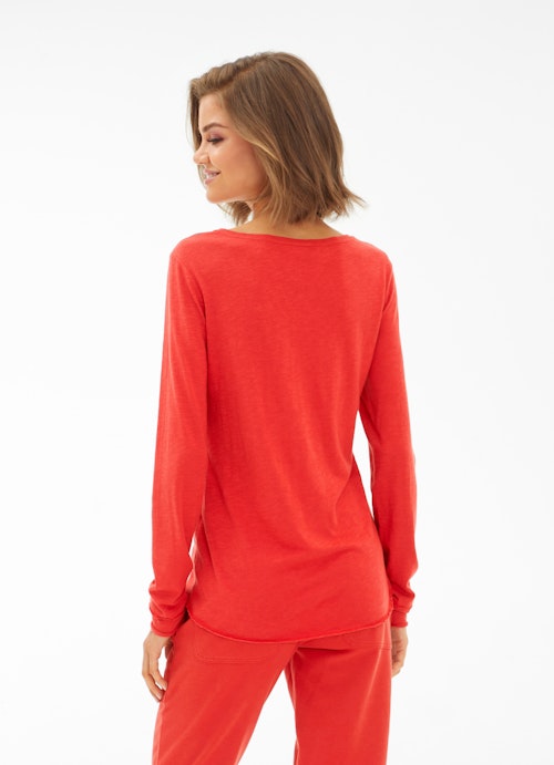 Regular Fit Long sleeve tops Longsleeve chili