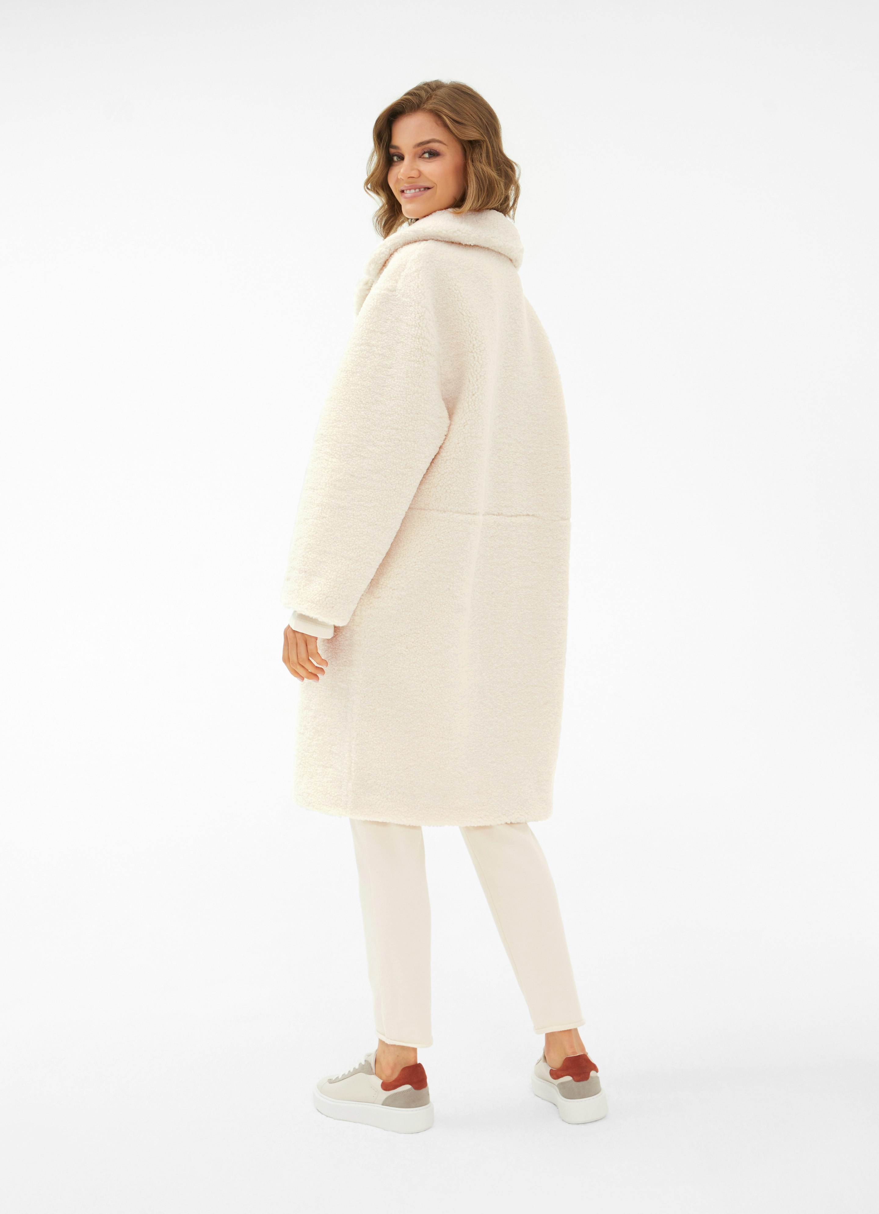 Manteau en peluche new arrivals