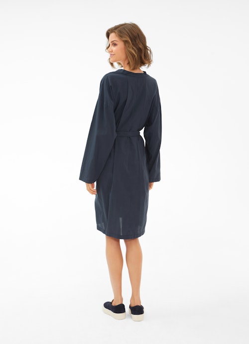 Regular Fit Kleider Popeline Kleid navy