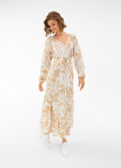 Regular Fit Dresses Poplin - Maxi Dress camel