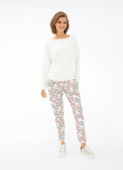 Slim Fit Pants Slim Fit - Sweatpants eggshell