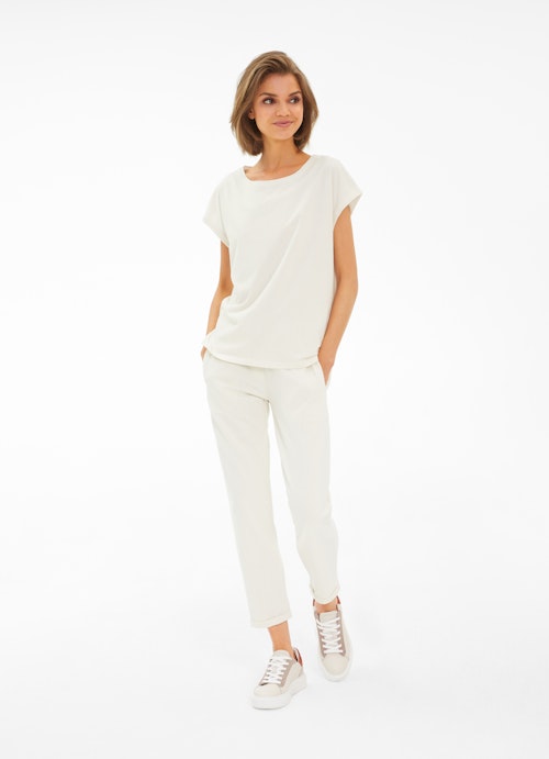 Coupe Boxy Fit T-shirts T-shirt de coupe boxy eggshell