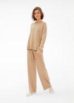 Regular Fit Knitwear Cashmere Blend - Pullover camel