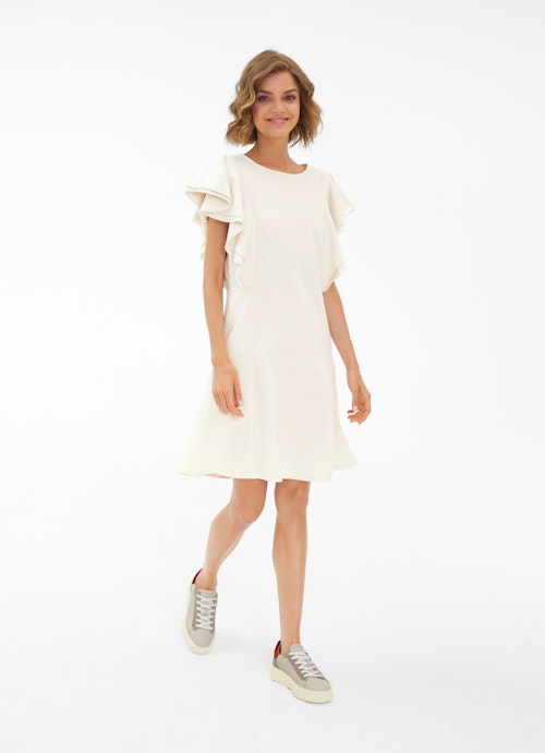 Slim Fit Dresses Volant - Dress eggshell