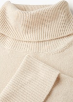 Casual Fit Knitwear Cashmere Blend - Pullover crème mel.